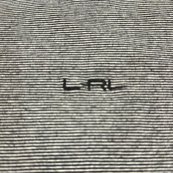 LRL Ralph Lauren Active Women’s Black White Stripe Long Sleeves Jacket size M - Picture 3 of 8